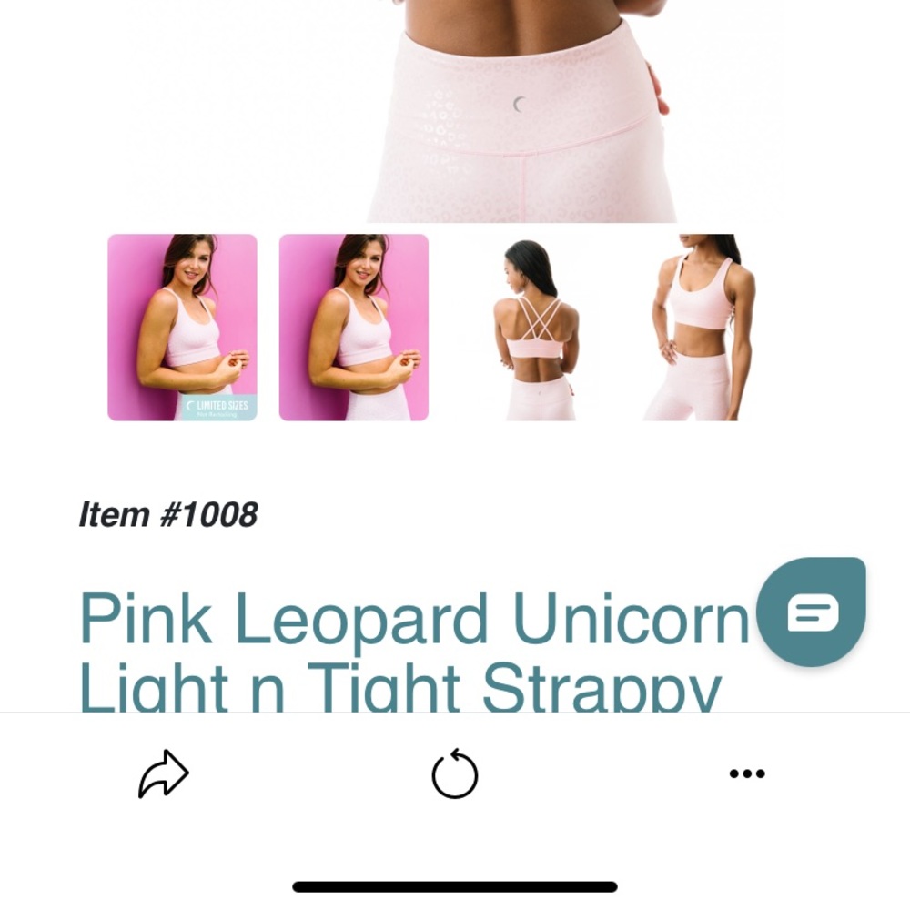 Pink strappy ZYIA bra